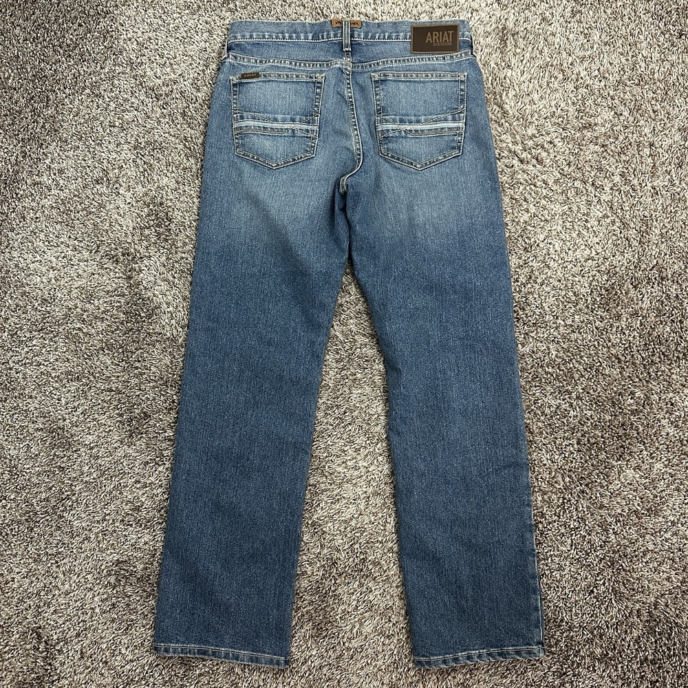 Ariat Jeans Mens 32X32 M2 Traditional Relaxed Boot Cut Blue Western Cowboy Rodeo